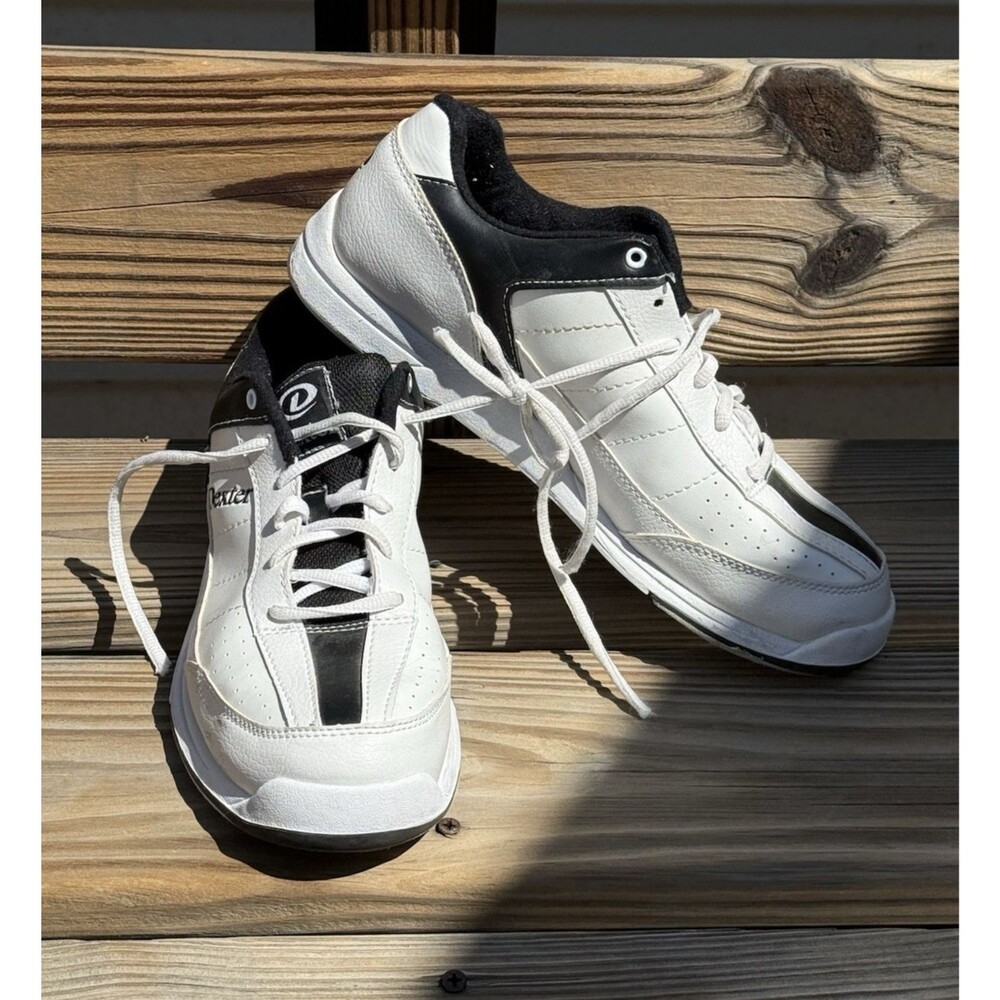 Men’s size 9 Dexter Bowling shoes White/Navy Slide-Rite Non marking